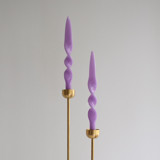 Taper Candle Set (PURPLE) Candles & Holders