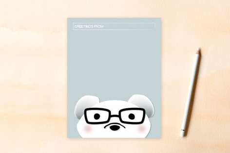 polar winter bear stationery Children's Stationery