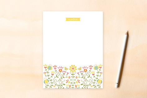 Folksy Garden Children's Stationery