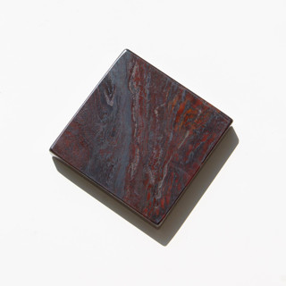 Marble Pedestal (IRON RED) Decorative Object