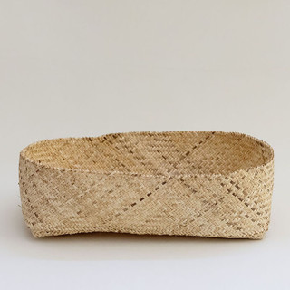 Rattan Woven Serving Tray | All Natural Decorative Object