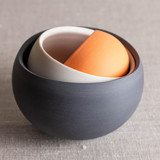 Set of Colored porcelain 'Wobbles' Decorative Object