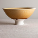 Butterscotch Vessel with Flared Foot Decorative Object