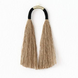Small Jute tassel with Gold Decorative Object