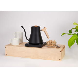 Medium Maple Appliance Cord Box Decorative Shelves