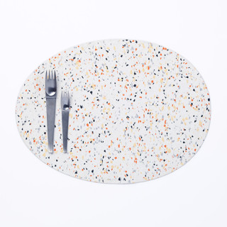 Cosmos Placemats - Set of 4 White Dinnerware Sets
