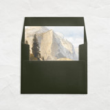 A7 Fine Art Envelope Liners Square Flap // Yosemite Valley (Set of 25) Envelope Liners