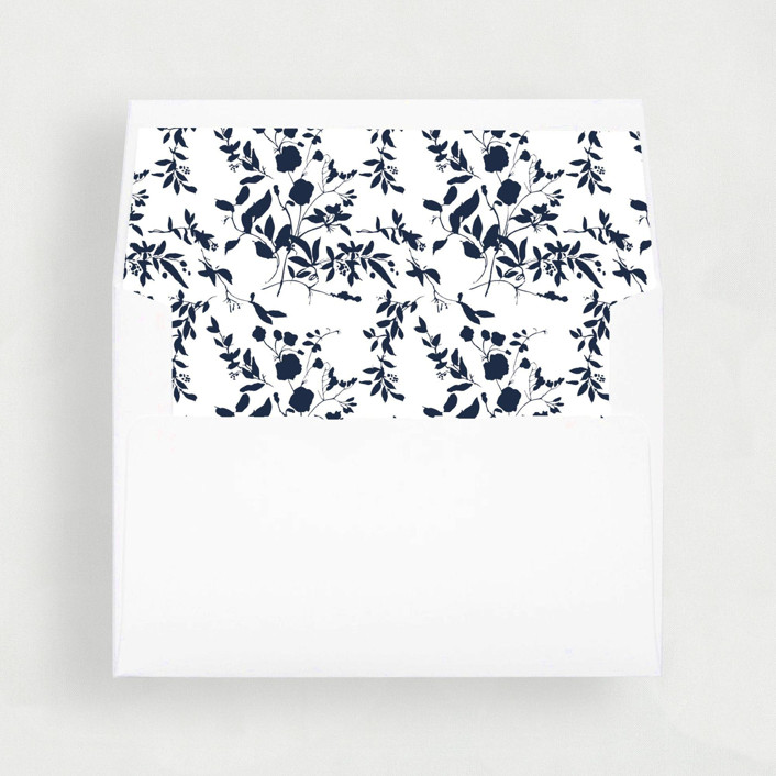 Navy Print Liner Set of 25 Envelope Liners Envelope Liners by Nikki