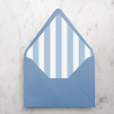 A7 Envelope Liners Dusty Blue Nautical Stripes (set of 10) Envelope Liners