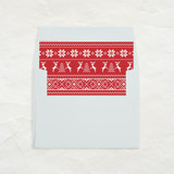 A7 Envelope Liners Square Flap // Reindeer Knit Garlands (Set of 25) Envelope Liners