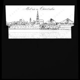 Charleston South Carolina Skyline Envelope Liner with custom text/saying | Set of 10 | For 5x7 Minted Square Flap Envelope Envelope Liners