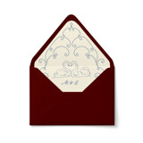 Swan Swirl Envelope Liner | Set of 10 Envelope Liners