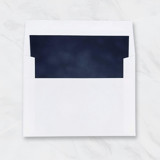 Navy Velvet Envelope Liners for 5 x 7 Cards (Set of 10) Envelope Liners
