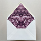 A7 Envelope Liners Painted Symmetry in Wine Red | Pack of 10 Envelope Liners