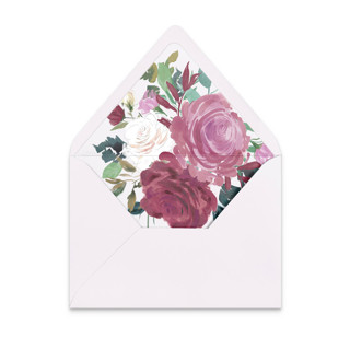 Coming Up Roses Envelope Liners | Set of 25 | For A7 envelopes Envelope Liners