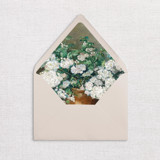 White Florals In Vase, A7 Envelope Liners, Pack of 25 Envelope Liners