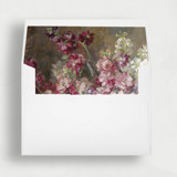 Romantic Blush & Burgundy Oil Painting | Set of 25 Square Envelope Liners Envelope Liners