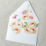 Garden Party A7 Euro Flap Envelope Liners | Set of 10 Envelope Liners