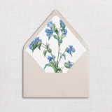 Blue Floral Envelope Liner, Pack of 25 Envelope Liners