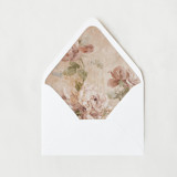 Romantic Blush Pink Floral Liner | Set of 25 Euro Envelope Liners Envelope Liners