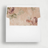 Romantic Blush Pink Floral Liner | Set of 25 Square Envelope Liners Envelope Liners