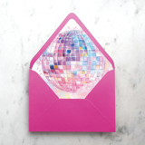 A7 Envelope Liners Watercolor Disco Ball (set of 10) Envelope Liners