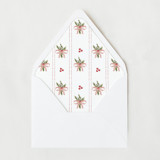 Watercolor Berry Bow | Set of 25 Envelope Liners Envelope Liners