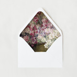 Romantic Blush & Burgundy Oil Painting | Set of 25 Euro Envelope Liner Envelope Liners