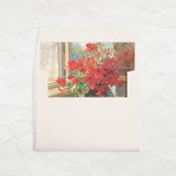A7 Fine Art Envelope Liners Square Flap // Crimson Poppies (Set of 25) Envelope Liners