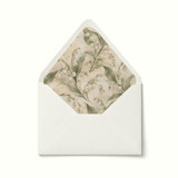 Lily of the Valley Botanical Envelope Liner | Set of 10 Envelope Liners