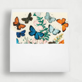 Colorful Butterfly Liner | Set of 25 Square Envelope Liners Envelope Liners