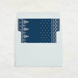 A7 Envelope Liners Square Flap // Blue Knit Sweater (Set of 25) Envelope Liners