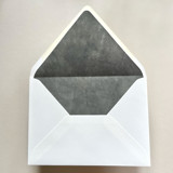 A7 Envelope Liners Fresco Texture in Mid Green for Euro Flap Envelopes | Pack of 10 Envelope Liners