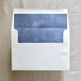 A7 Envelope Liner Fresco Texture in Cerulean Blue for Square Flap Envelopes | Pack of 10 Envelope Liners