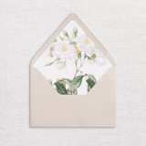 White Floral Envelope Liners, Pack of 25 Envelope Liners