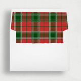 Holiday Elegance: Traditional Christmas Envelope Liners | Set of 25 Envelope Liners