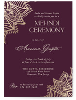 Arunima Foil-Pressed Mehndi Invitations