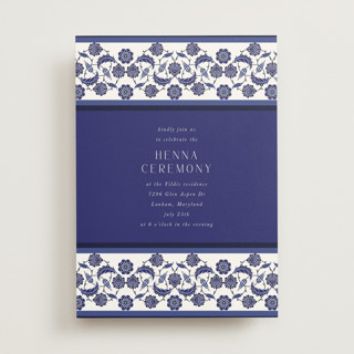 Topkapi Mehndi Invitations