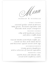 Written with love Menus