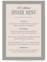 Linea Menus