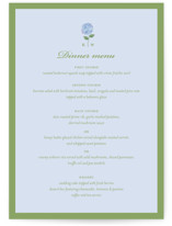 Hydrangea Vines Menus