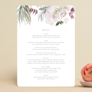 romantic bouquet Menus
