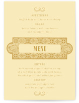 Vintage Label Menus