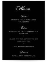 Chic Union Menus