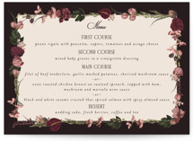 Romantics Menus