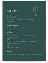 Pair of Calla Lilies Menus