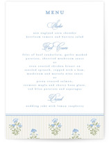 Patterned florals Menus