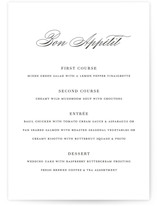 Classically Elegant Menus