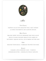 botanical cameo Menus