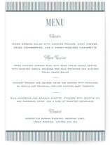 Modern Stripes Menus